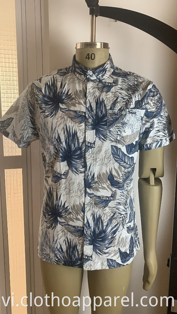 Men's Print short Sleeve Shirt